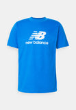 Camiseta New Balance Stacked Logo azul eléctrico