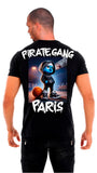 Camiseta Pirate Gang París Negra Pitufo Gangster