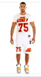 Conjunto George V Paris Set NBA WHITE - RED