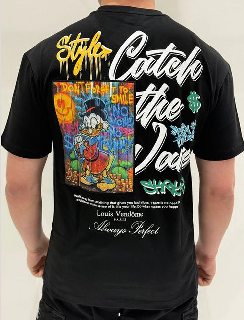 Camiseta LOUIS VENDOME L60 BLACK – Urban Fashion Tenerife Online