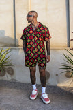 RESORT SHIRT - NEON AZTEC