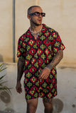 RESORT SHIRT - NEON AZTEC