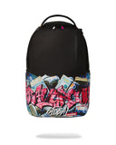 MOCHILA SPRAYGROUND GRAFFITTI MONEY STASH BACKPACK NEGRO