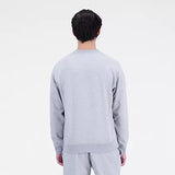 Essentials Stacked Logo French Terry Crewneck GREY