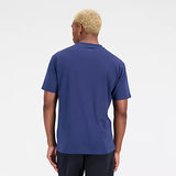 Camiseta Essentials Stacked Logo Cotton Azul