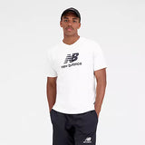 Camiseta Essentials Stacked Logo BLANCA