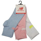 PERFORMANCE COTTON FLAT KNIT ANKLE SOCKS 3 PAIR ASST3COL (AS3)