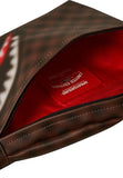 RIÑONERA SPRAYGROUND MARRON SHARKS IN PARIS BLUR SAVVY CROSSBODY