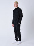 Sobrecamisa básica con bolsillos - Negro