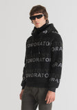 SUDADERA REGULAR FIT MODELO TEDDY CON ESTAMPADO DE ANTONY MORATO NEGRO | Antony Morato Hombre