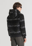 SUDADERA REGULAR FIT MODELO TEDDY CON ESTAMPADO DE ANTONY MORATO NEGRO | Antony Morato Hombre