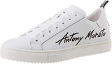 SNEAKER  SCREEN IN PELLE BLANCO