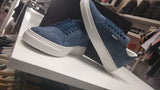 SNEAKER LOGAN IN CAMOSCIO IRIS OSCURO