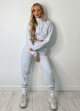 GYM KING BOYFRIEND JOGGER - GREY MARL