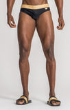 BLACK RIVIERA SWIM BRIEFS