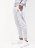 Gym King Minefield Jogger- Snow Marl/Light Grey Marl