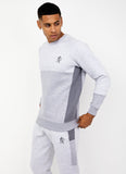 Gym King Minefield Jogger- Snow Marl/Light Grey Marl