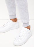 Gym King Minefield Jogger- Snow Marl/Light Grey Marl