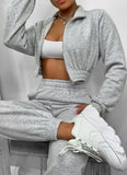 GYM KING BOYFRIEND JOGGER - GREY MARL