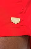 RED RIVIERA SWIM SHORTS