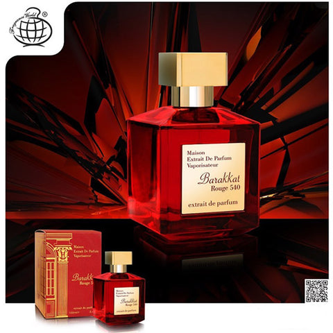 Fragrance World Barakkat Rouge 540 100 ml Extrait De Parfum Sweet scent hombre