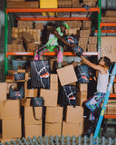 CENTER RIP REVEALING GRAY CHECK MESSENGER SLING