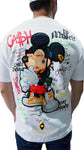 CAMISETA OVERSIZE LEFTPOINT MICKY MOUSE BLANCA