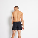 Stripe Taped Swim Shorts - Black