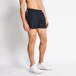 Stripe Taped Swim Shorts - Black