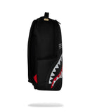 SHARK CENTRAL BLACK EMBROIDERED SHARK BACKPACK
