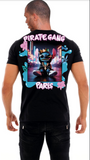 Camiseta Pirate Gang París Negra Stich
