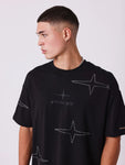 CAMISETA GLITTER  2511018_BK