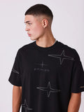 CAMISETA GLITTER  2511018_BK