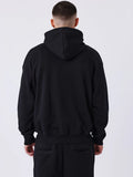 SUDADERA CON CAPUCHA CON CREMALLERA ESSENTIALS  2534000_BK_