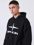 SUDADERA CON CAPUCHA CON CREMALLERA ESSENTIALS  2534000_BK_