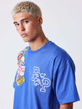 CAMISETA DE MANGA CORTA WEST COAST AZUL