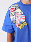 CAMISETA DE MANGA CORTA WEST COAST AZUL