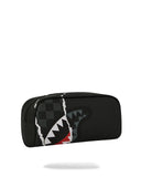 CENTER RIP REVEALING GRAY CHECK POUCH