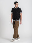 POLO DE PUNTO NEGRO IDENTITY