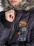 PLUMÍFERO NEGRO LOGOMANIA BEAR