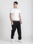 POLO DE PUNTO BLANCO IDENTITY