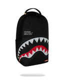 SHARK CENTRAL BLACK EMBROIDERED SHARK BACKPACK