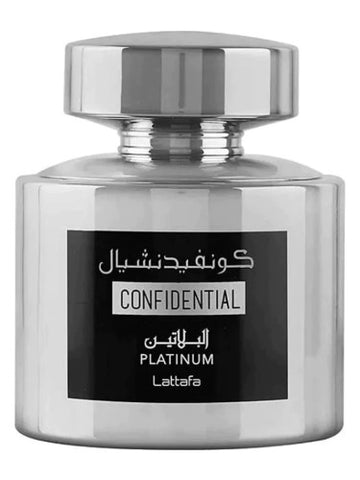 Confidential Platinum Lattafa Perfumes para Hombres