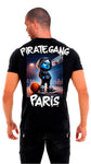 Camiseta Pirate Gang París Negra Pitufo Gangster