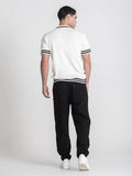 POLO DE PUNTO BLANCO IDENTITY