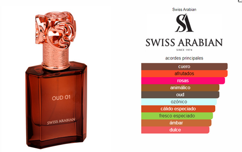 Oud 01 Swiss Arabian para Hombres y Mujeres 50ml