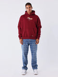 SUDADERA CON CAPUCHA GOTHIC ROSES  2522175_BR_