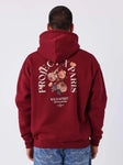 SUDADERA CON CAPUCHA GOTHIC ROSES  2522175_BR_