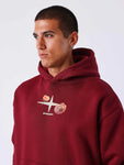 SUDADERA CON CAPUCHA GOTHIC ROSES  2522175_BR_