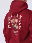 SUDADERA CON CAPUCHA GOTHIC ROSES  2522175_BR_
